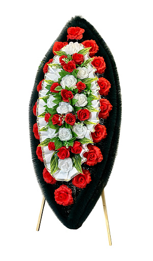 Ритуальный венок G-V324 «Заказ» 