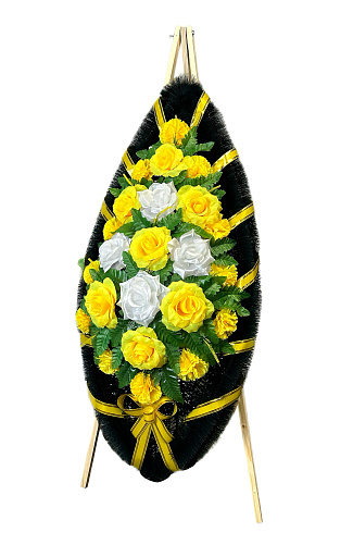 Ритуальный венок G-V253 «Стандарт» 